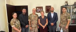 Uczestnicy spotkania w Border Control Committee w Libanie