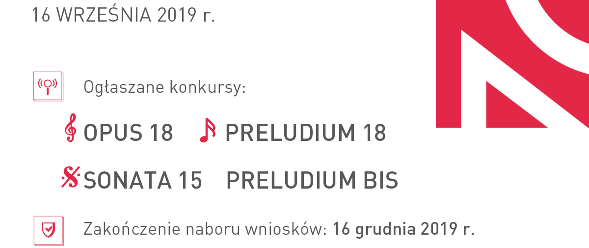 Infografika o konkursach NCN