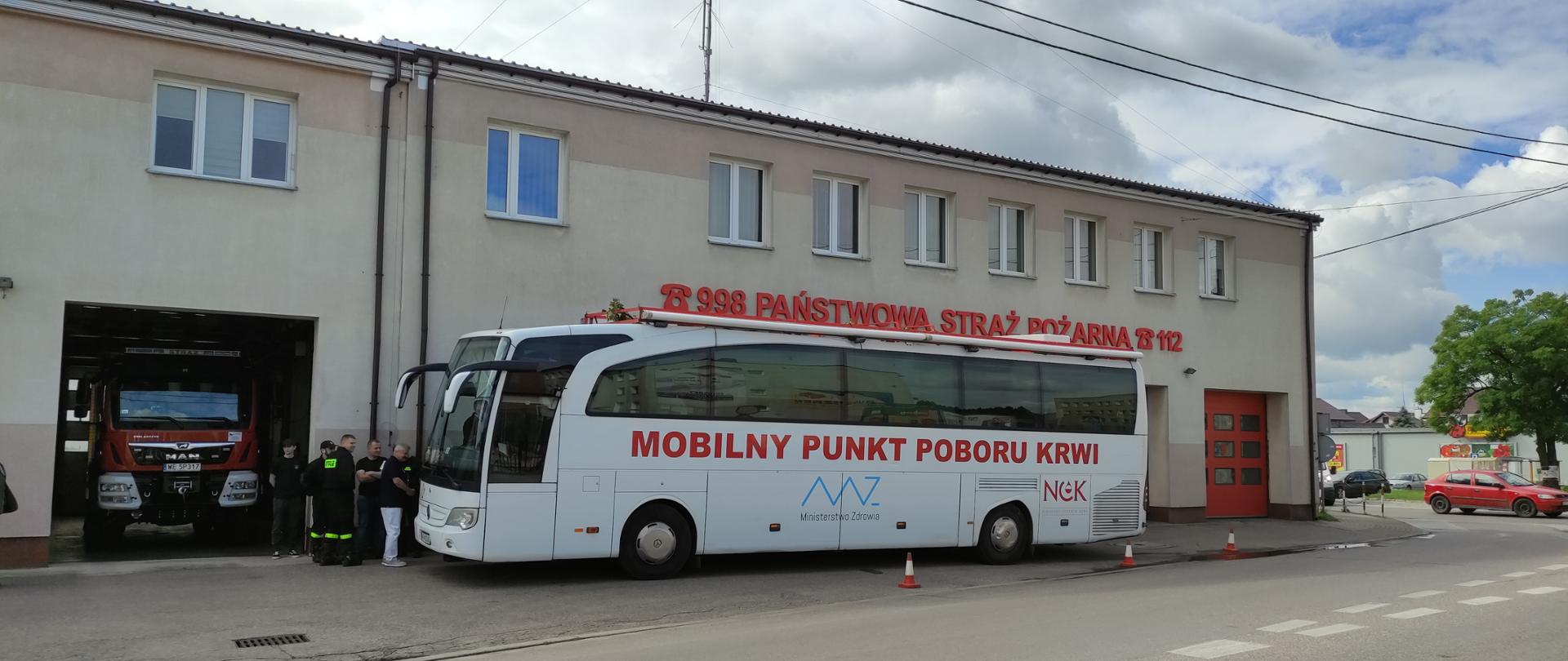 Pobór krwi przy KP PSP Żuromin