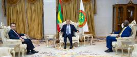 Składanie listów uwierzytelniających u Prezydenta Mauretanii