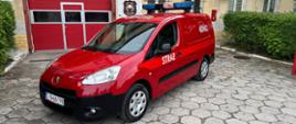 Podziękowanie za przekazanie pojazdu kwatermistrzowskiego lekkiego Peugeot Partner