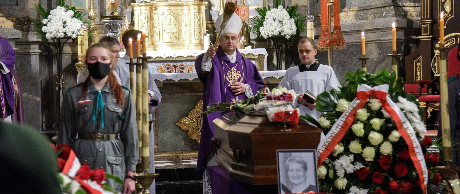 Uroczystości pogrzebowe pani Emilii Chmielowej