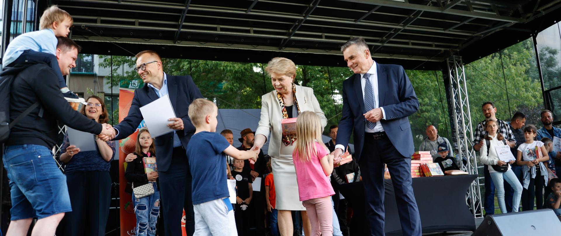 Gra miejska "Przygoda z Tatą" w Lublinie.