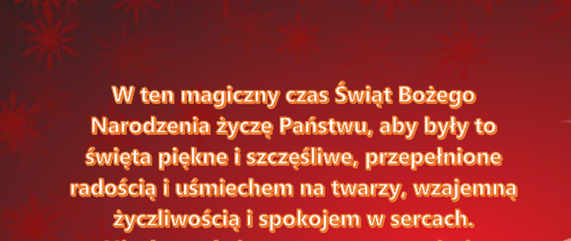 Życzenia świąteczne Komendanta Powiatowego PSP w Ostródzie.