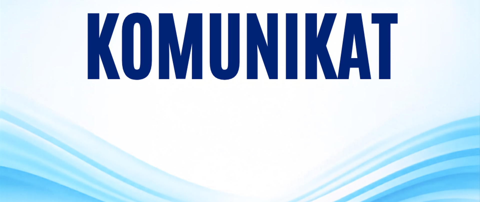 zdjęcie woda napis komunikat