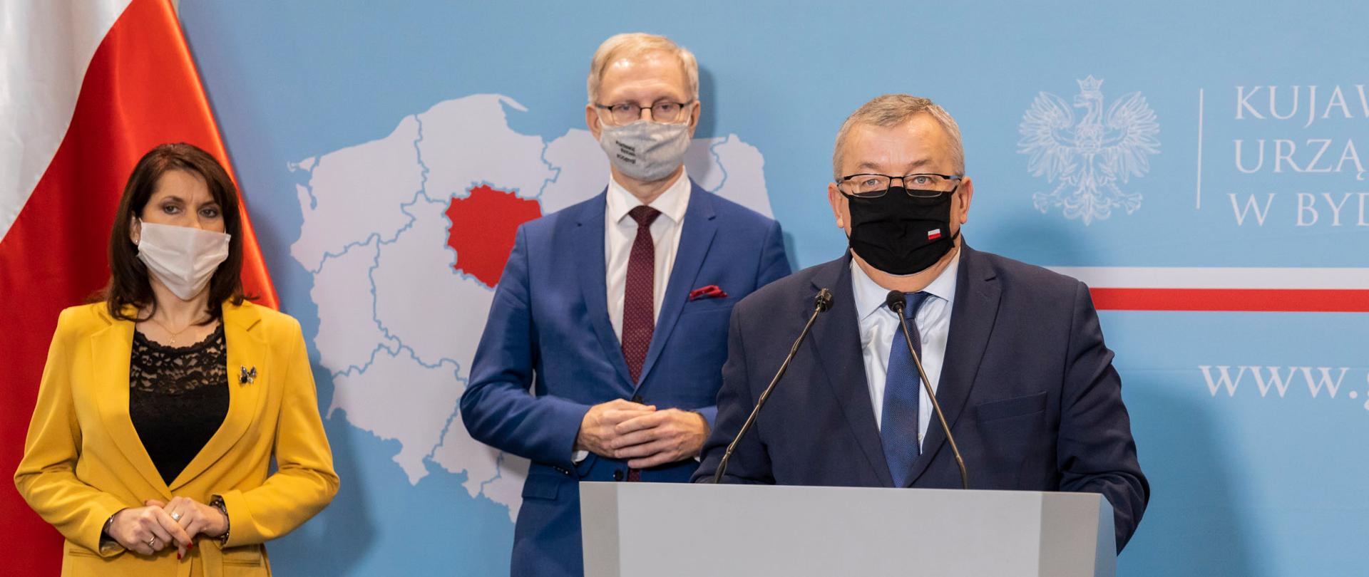 Minister infrastruktury Andrzej Adamczyk uczestniczył w wizycie roboczej na terenie woj. kujawsko-pomorskiego
