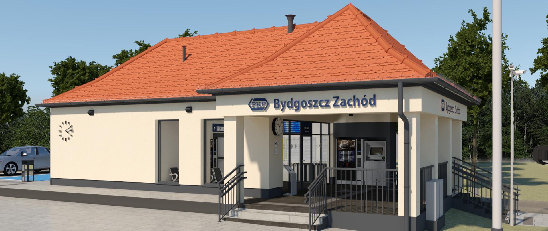 Wizualizacja nowego dworca Bydgoszcz Zachód