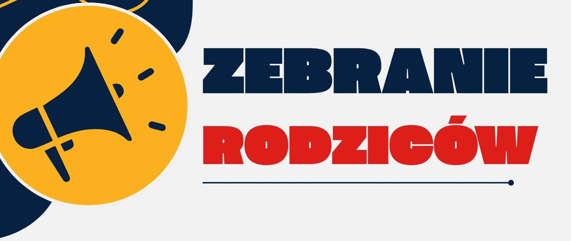 Zebranie Rodziców w planie zebrania wybór Rady Rodziców 29.09.2026 godz. 17:00 