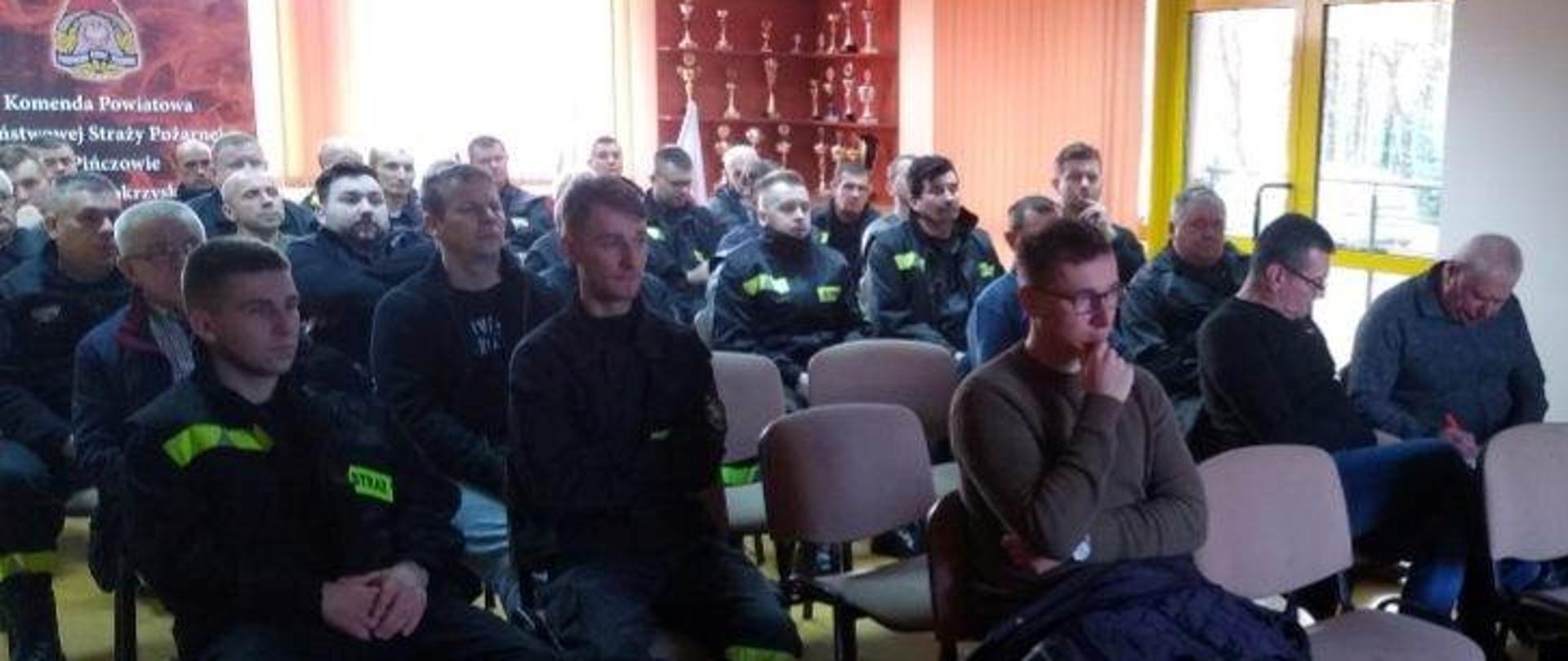 SZKOLENIE DLA NACZELNIKÓW OSP Z ZAKRESU BEZPIECZEŃSTWA I HIGIENY PRACY – METODYKA PRZEPROWADZANIA INSTRUKTAŻU STANOWISKOWEGO- POWIAT PIŃCZOWSKI 