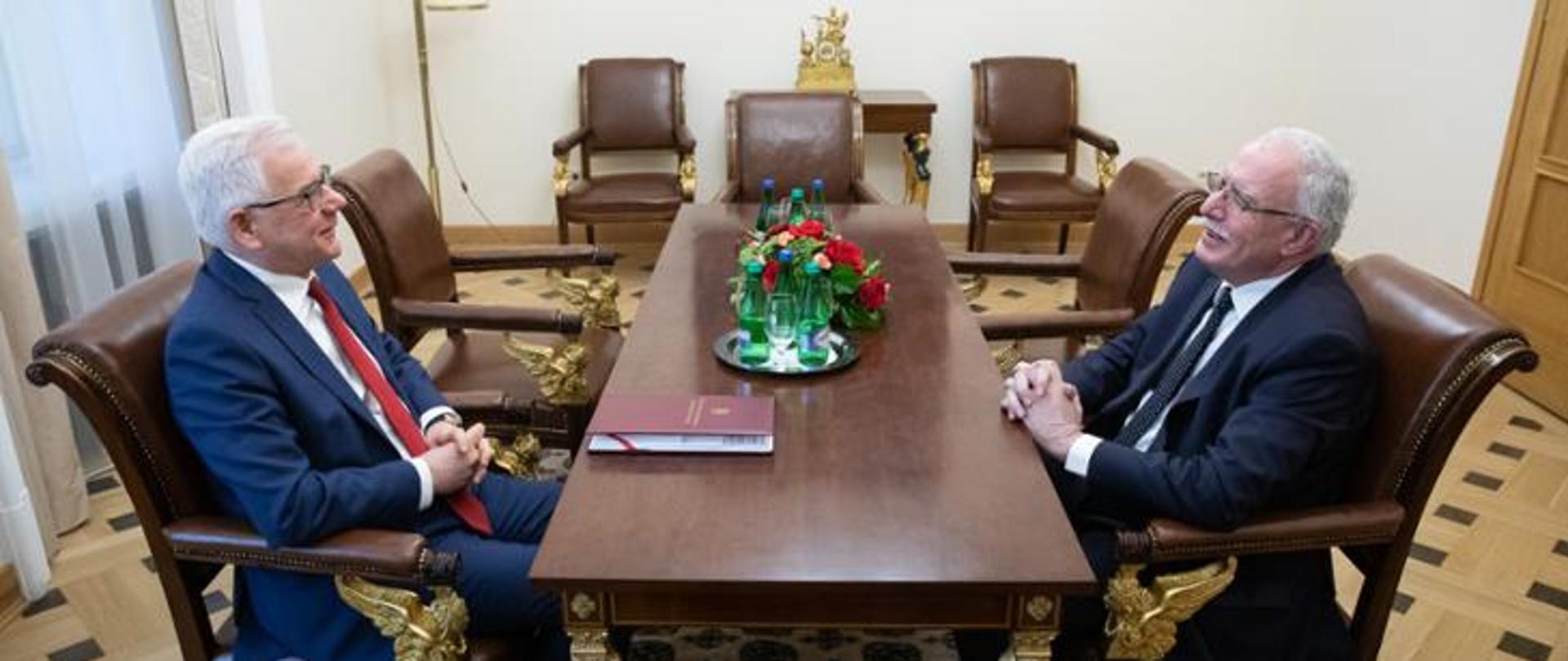 Wizyta ministra spraw zagranicznych Palestyny w Warszawie