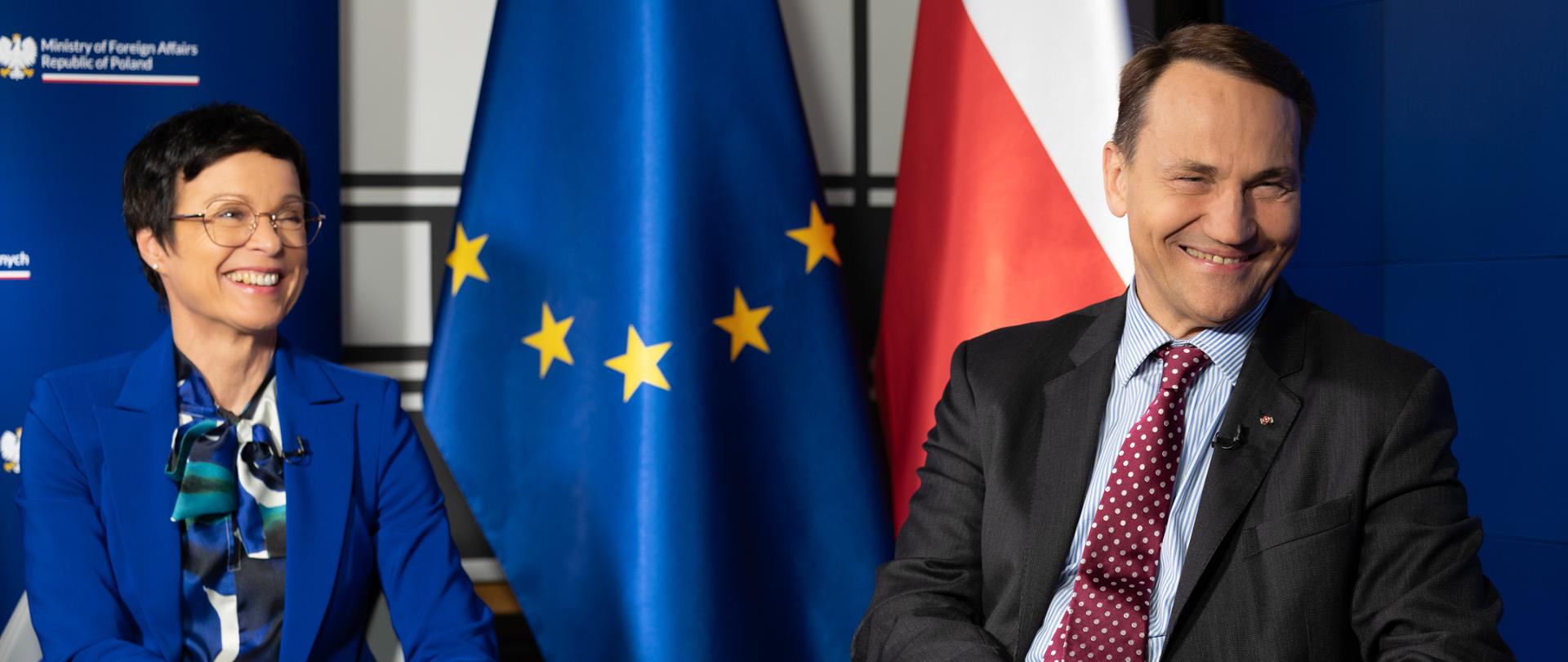 Marta Kos, European Commissioner for Enlargement, visits Warsaw