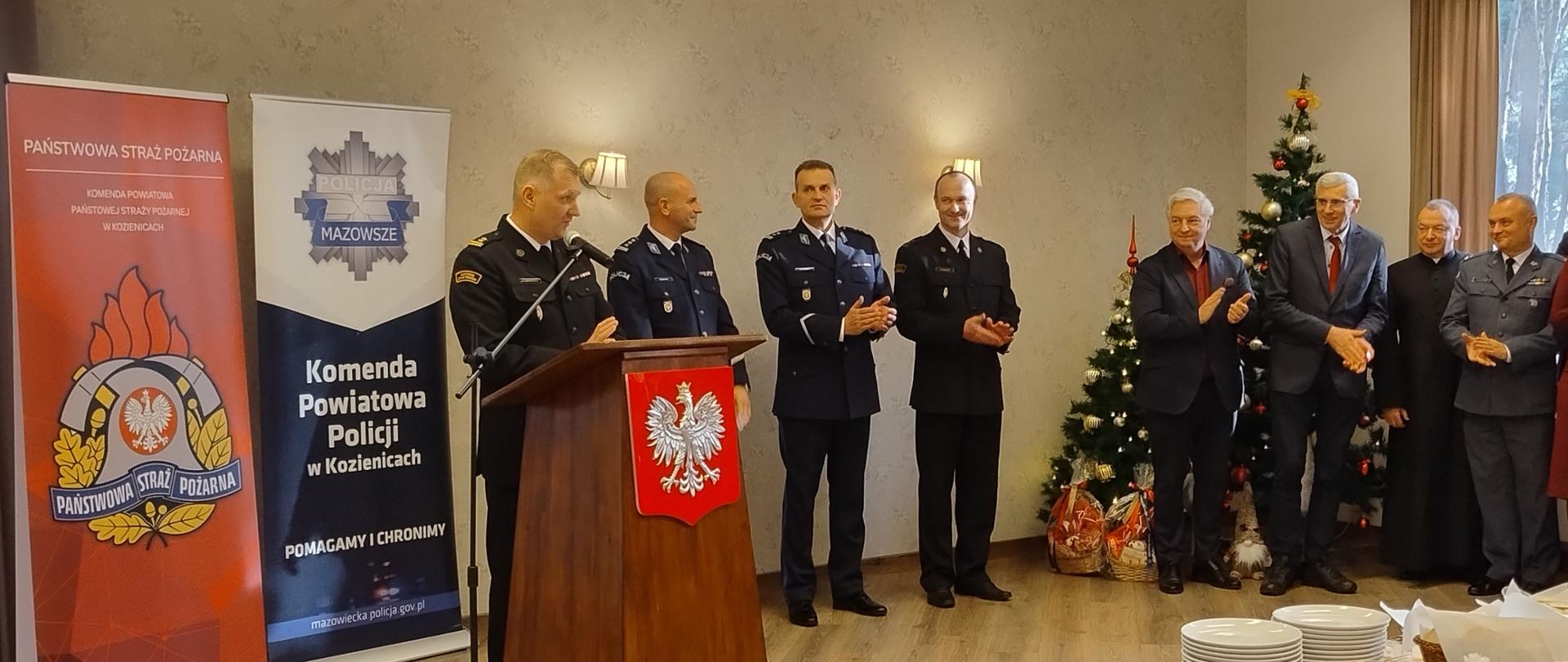 zaproszeni gości podczas Spotkania wigilijnego 