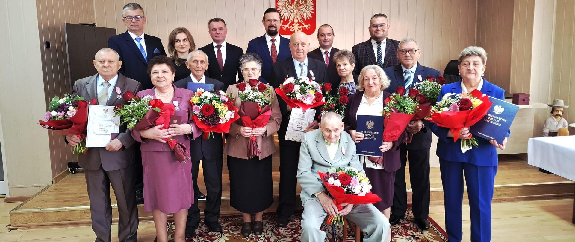 Złote Gody par z Zawidza Kościelnego