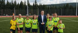 Mateusz Morawiecki during the inauguration of the Lower Silesian Sports Center at the Jakuszycka Clearing