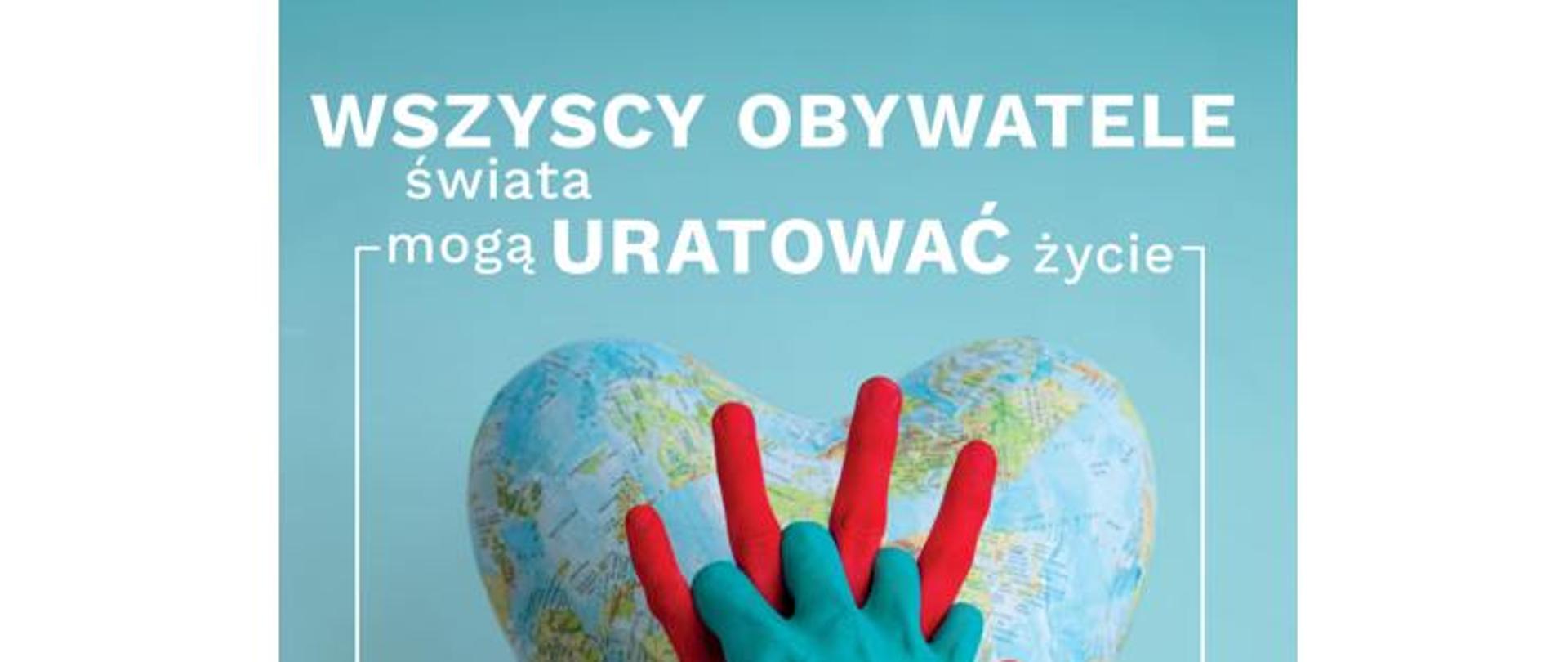 grafika promująca Europejski Dzień Przywracania Czynności Serca
