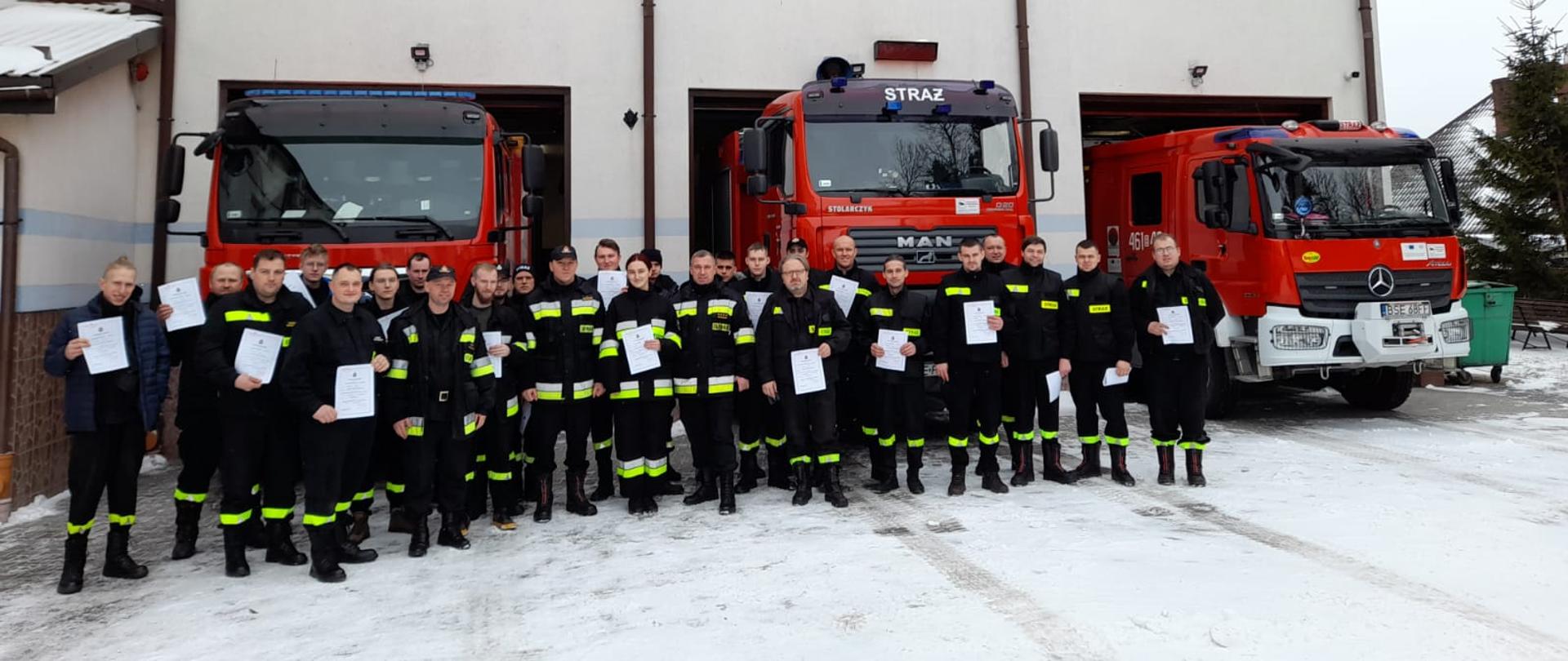 Zakończenie szkolenia podstawowe druhów OSP powiatu sejneńskiego