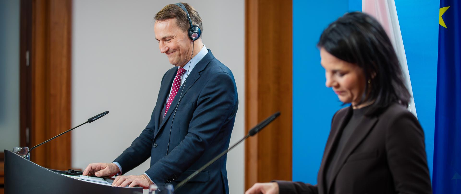 Wspólna konferencja prasowa ministrów w Berlinie 