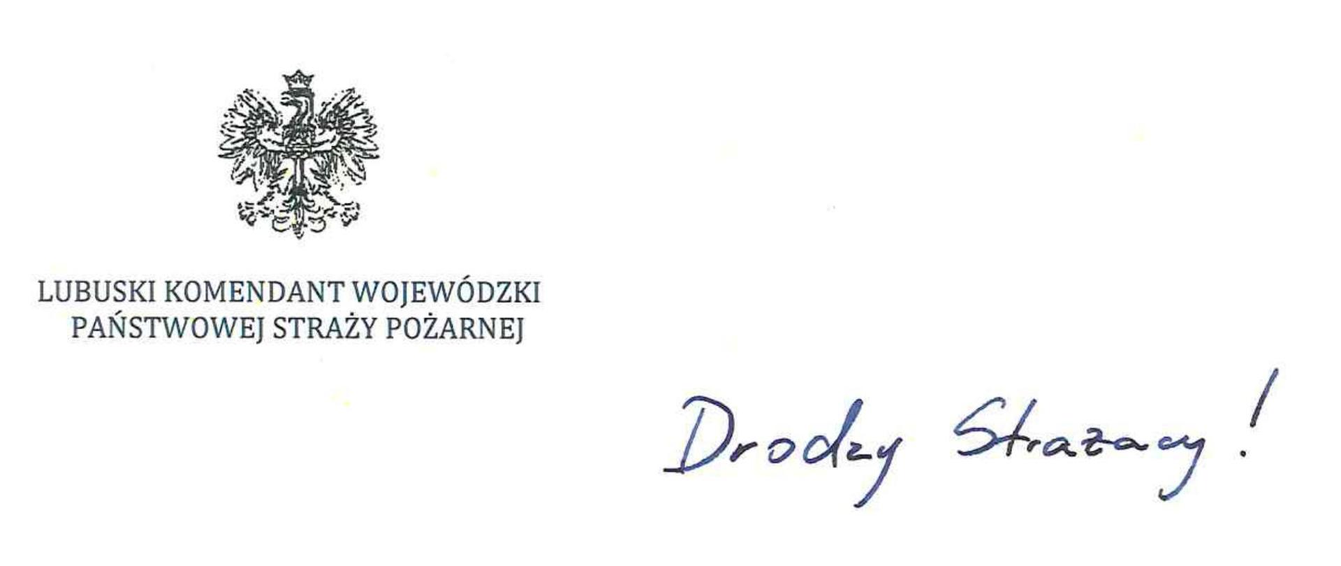 Życzenia LKW PSP z okazji Dnia Strażaka