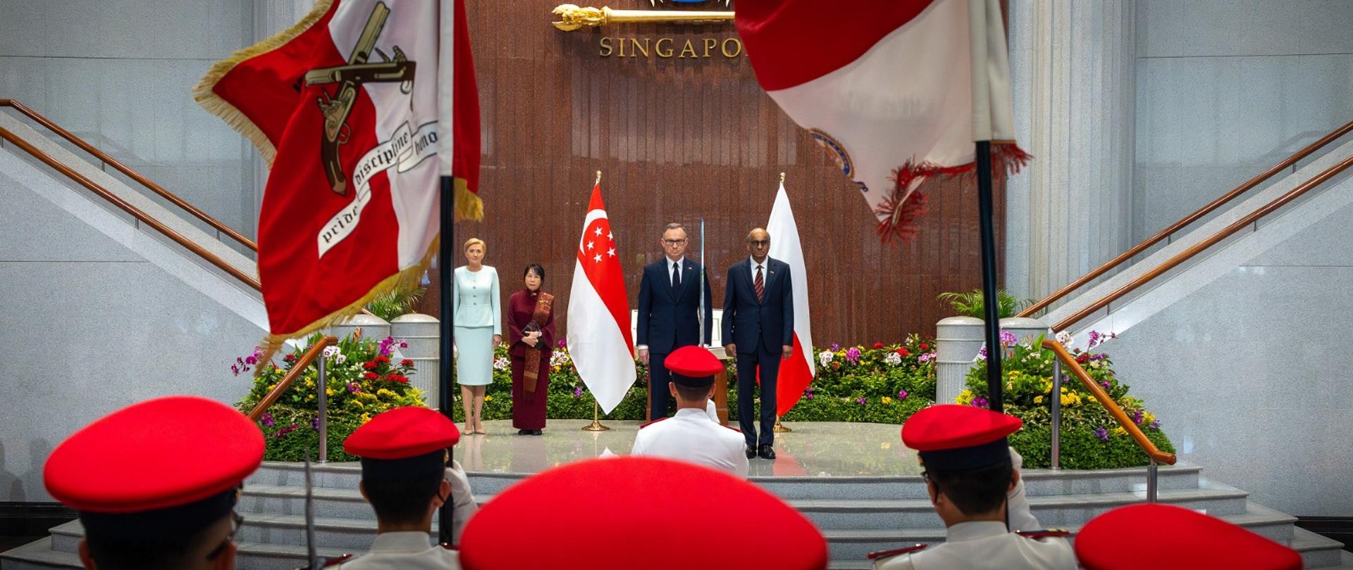 Official Welcome Ceremony at the Singapore Parliament