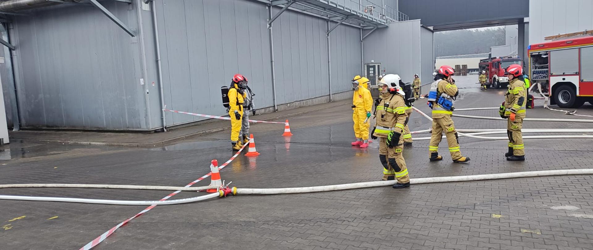 Ćwiczenia taktyczno - bojowe w firmie Indrol