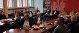 Realizacja zadań ochrony ludności – spotkanie z samorządowcami w KM PSP w Kaliszu
