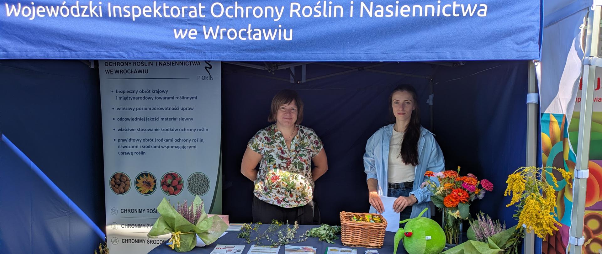 Stoisko WIORiN we Wrocławiu na wystawie święto miodu
