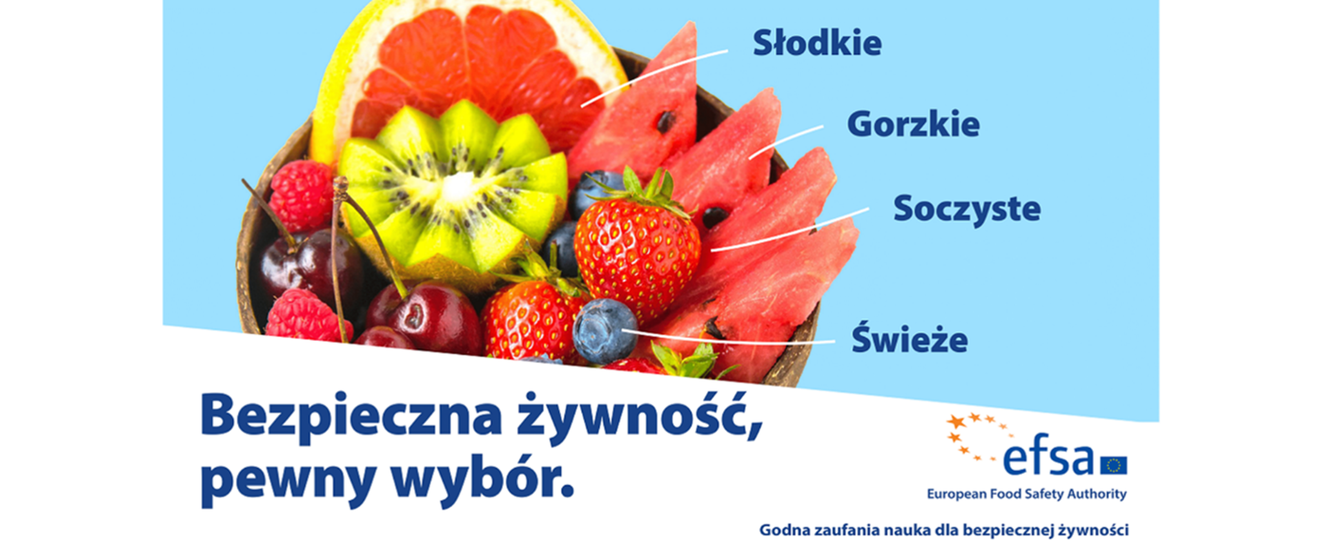 EFSA - Bezpieczna żywność, pewny wybór - plakat kampanii