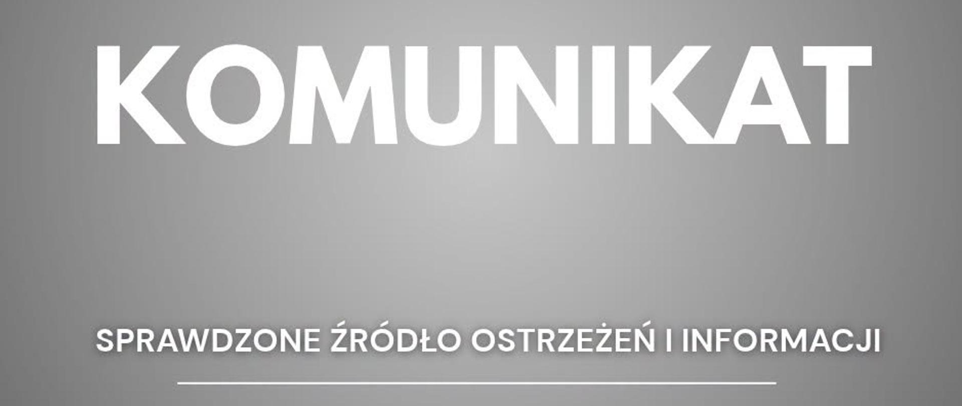 komunikat