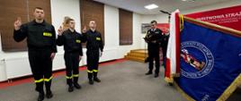 Uroczysta zbiórka – ślubowanie nowo przyjętych funkcjonariuszy