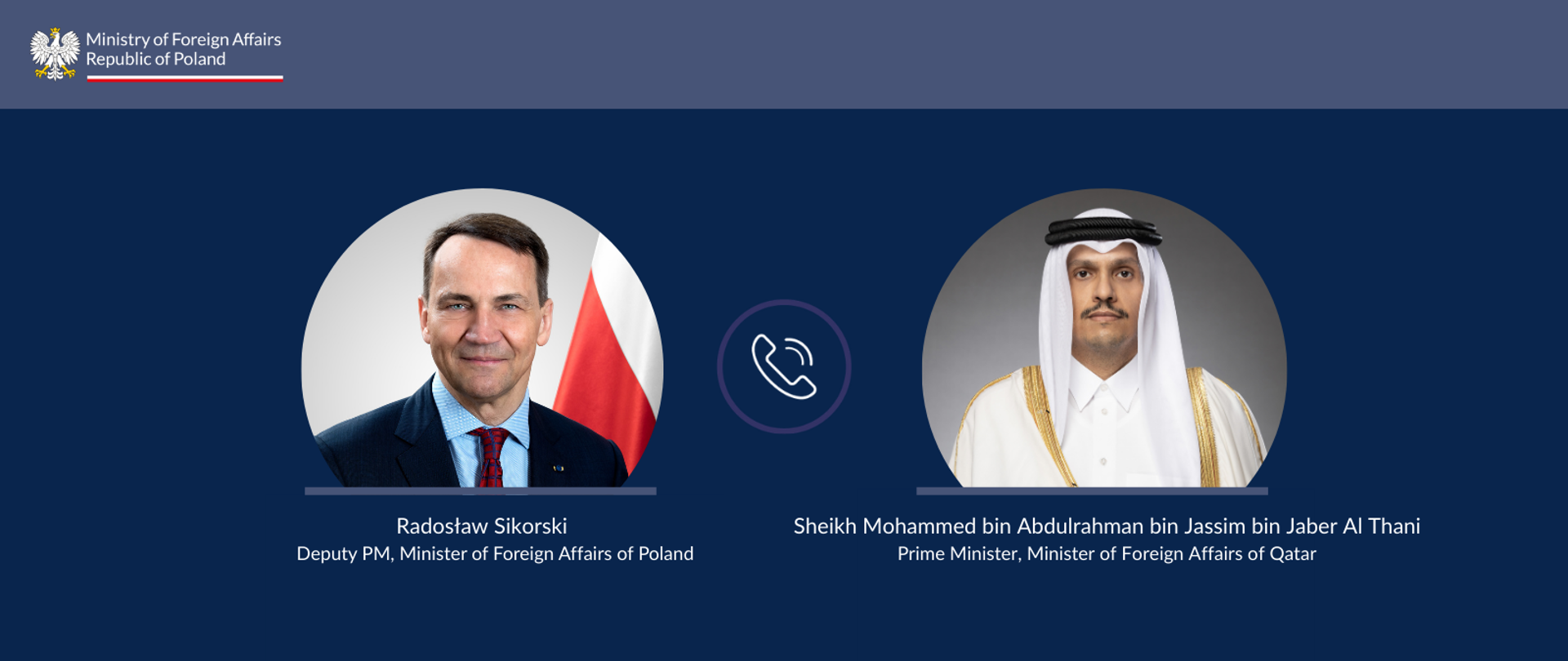 Poland’s and Qatar’s top diplomats talk about safety of Poles