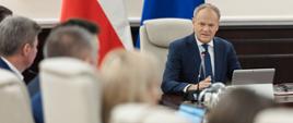 Premier Donald Tusk podczas posiedzenia Rady Ministrów