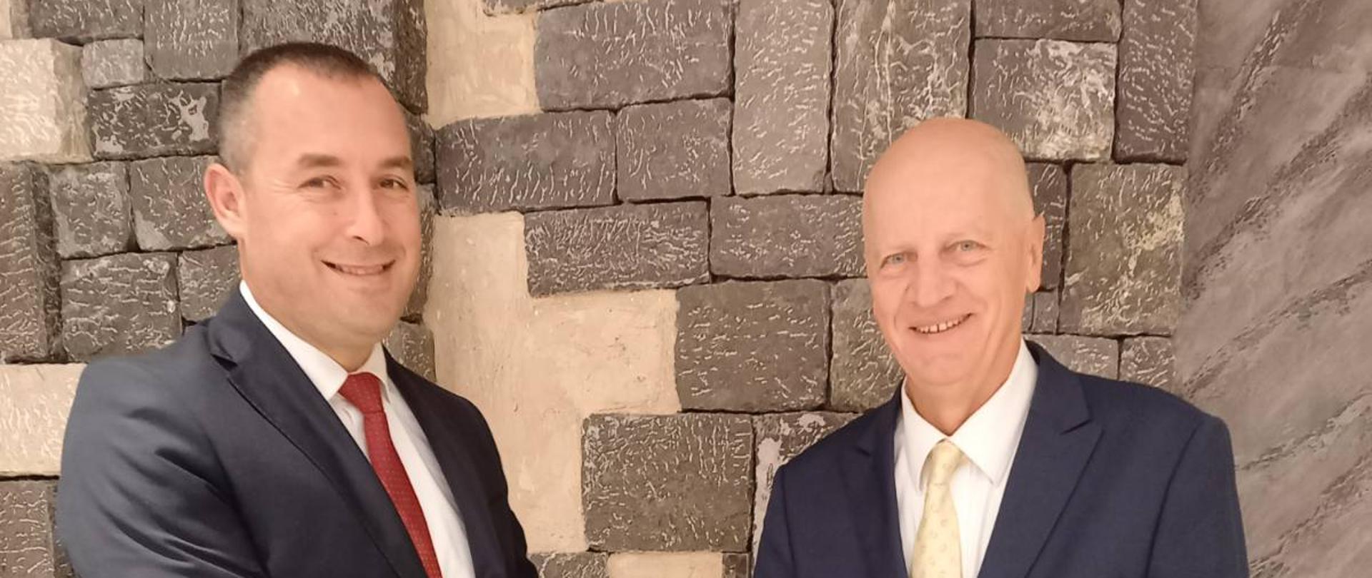 Z ministrem Zdrowia Czarnogóry Dragoslavem Scekicem