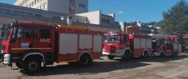 widok pojazdów ratowniczo-gaśniczych KP PSP Gryfice