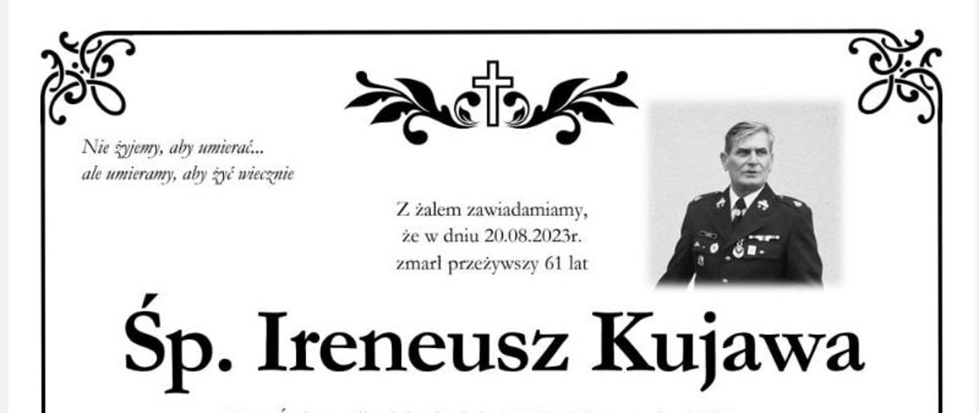 Nekrolog - Ireneusz Kujawa 