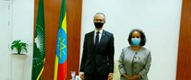 Amb. Przemysław Bobak w Pałacu Prezydent Sahle-Work Zewde-13.10.2020