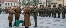 Uroczysta przysięga żołnierzy Obrony Terytorialnej 