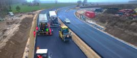 A2 Malinowiec - Łukowisko prace przy budowie węzła Łukowisko