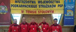 XXII Drużynowe Mistrzostwa Województwa Podkarpackiego Strażaków PSP w Tenisie Stołowym