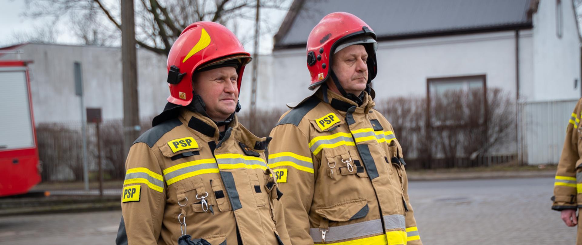 Pożegnanie strażaków odchodzących na zaopatrzenie emerytalne