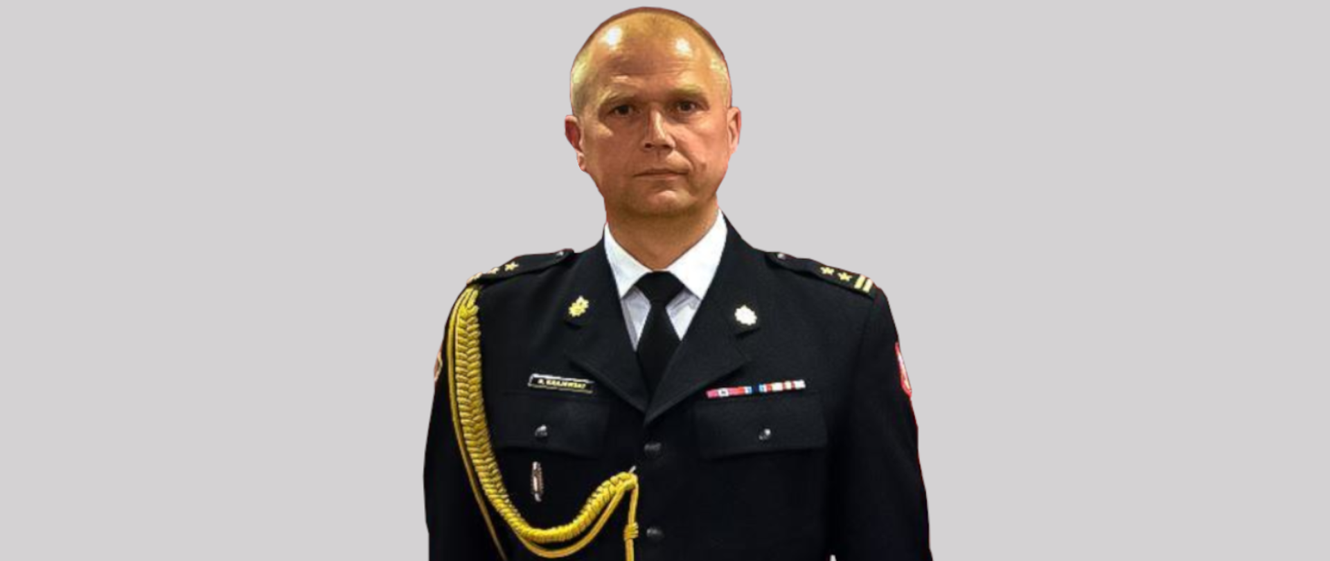 Zastępca Komendanta Powiatowego Państwowej Straży Pożarnej bryg. mgr inż. Robert Krajewski