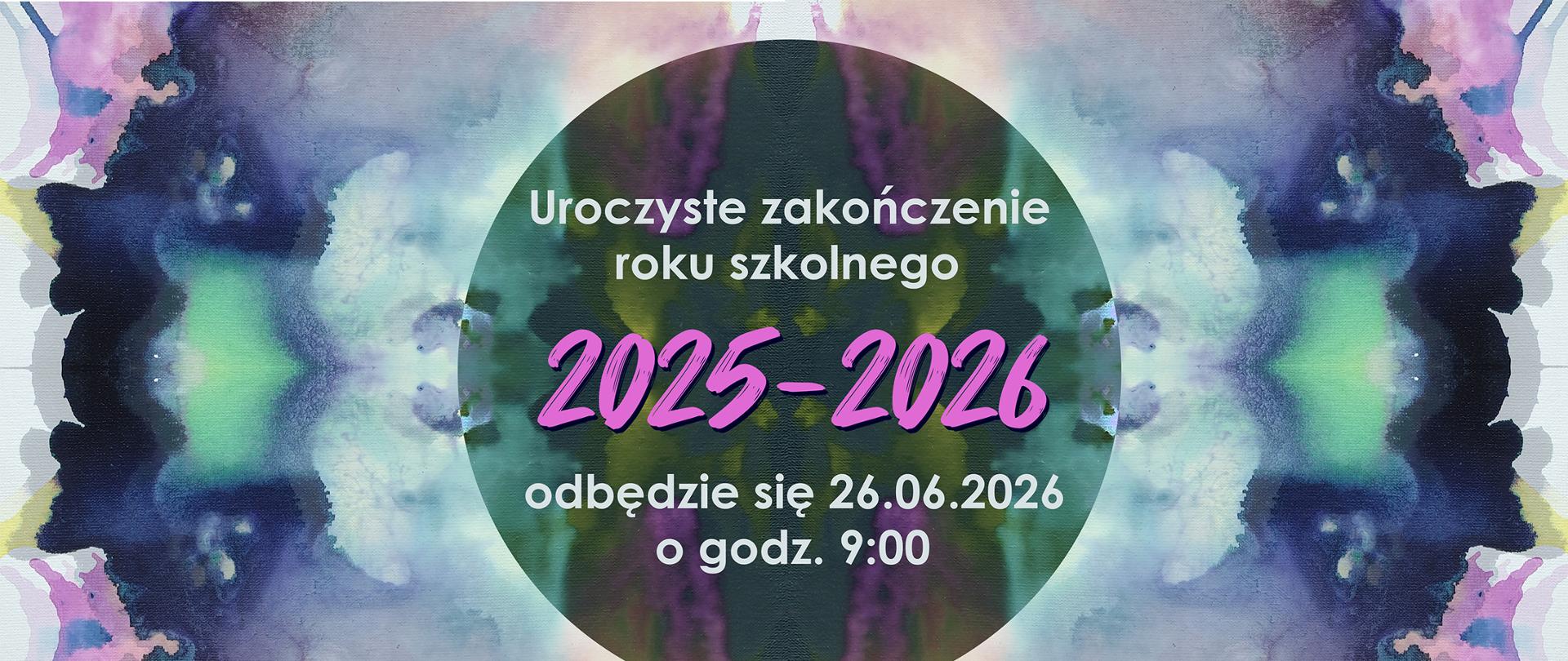 Zakończenie roku szkolnego