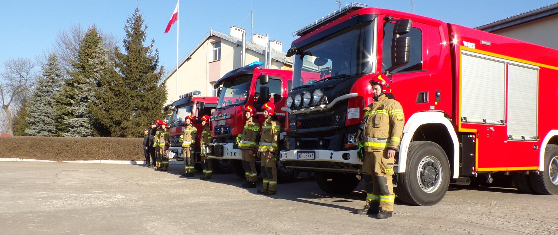 Minuta ciszy dla poległych strażaków z Ukrainy.