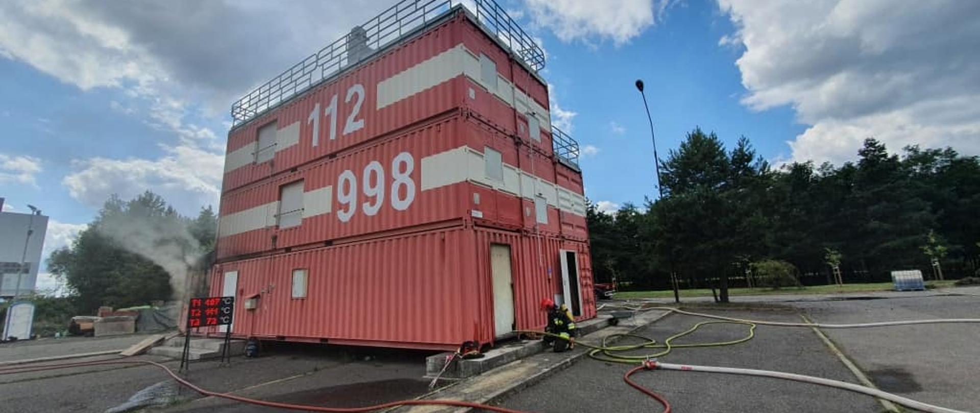 Warsztaty z zakresu gaszenia pożarów wewnętrznych