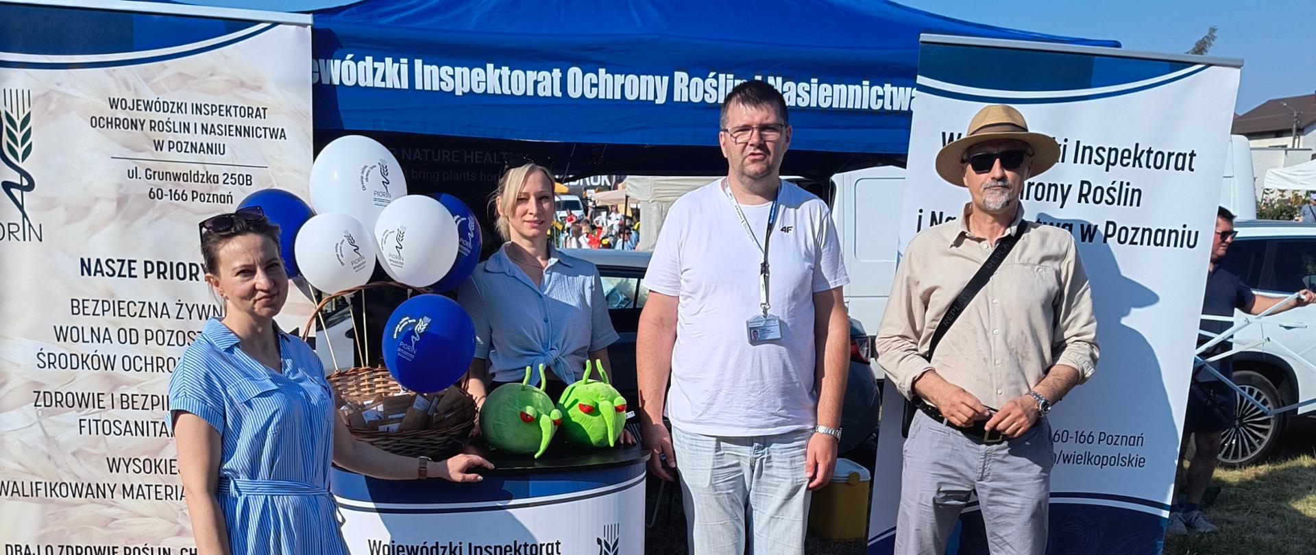 Stoisko WIORiN w Poznaniu na Targach Rolniczych w Kościelcu