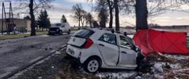 Tragiczne zdarzenie drogowe na trasie Korfantów - Puszyna.