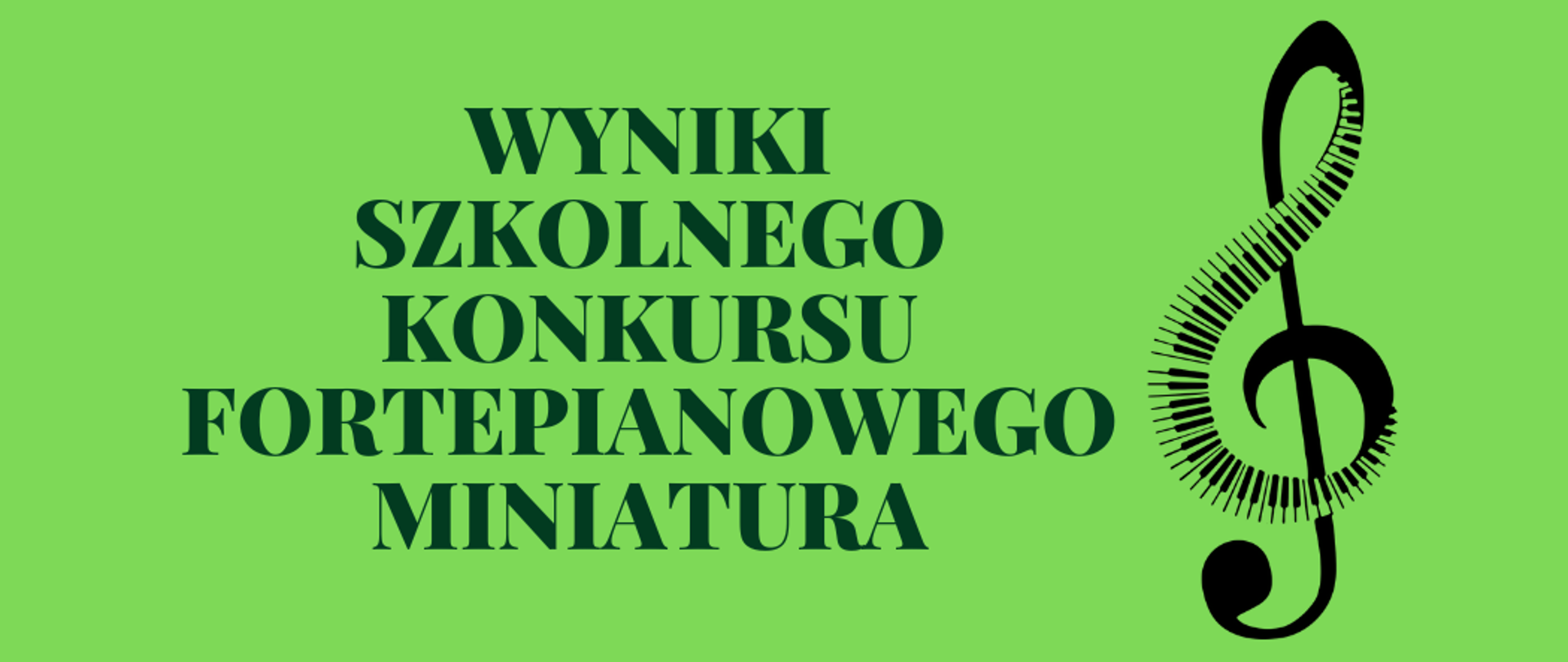wyniki plakat
