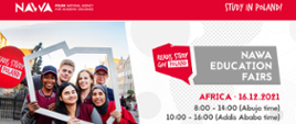 Wirtualne targi edukacyjne NAWA dla kandydatów z Afryki
