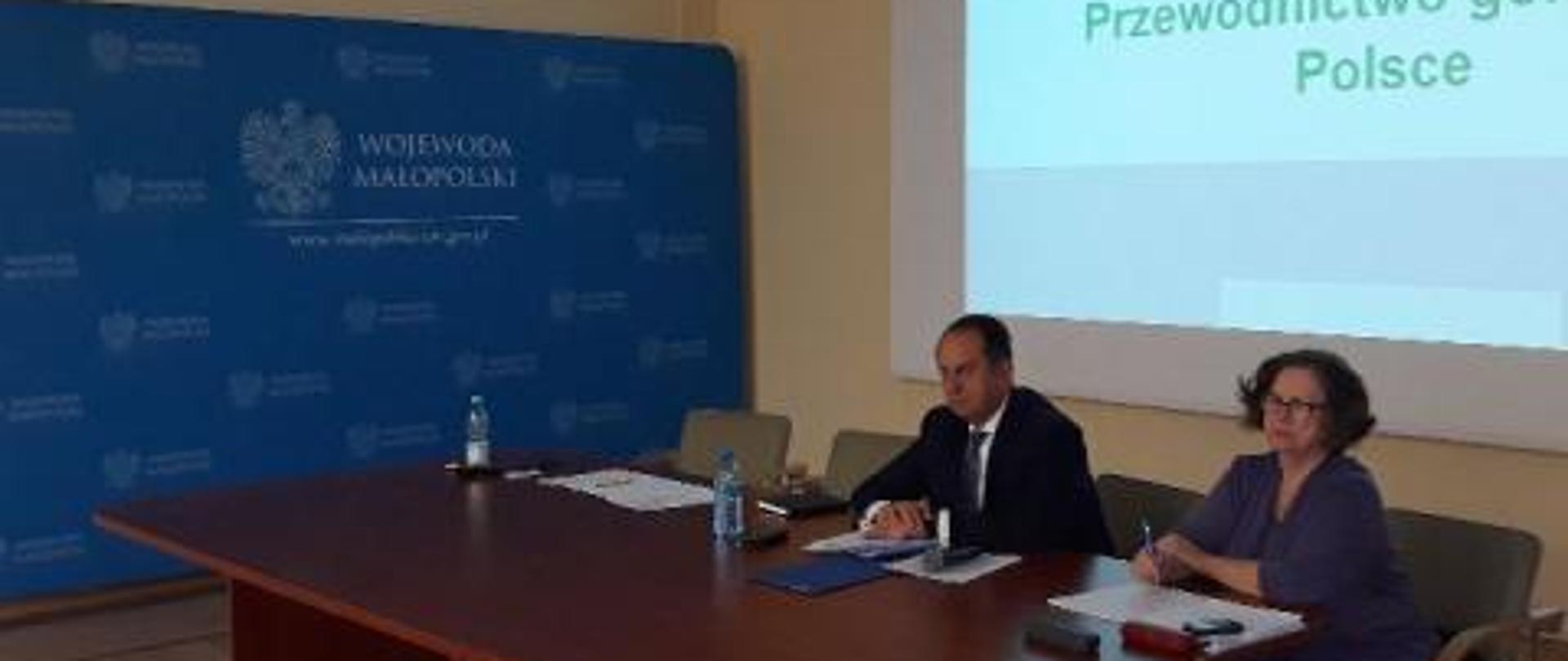 Sekretarz Stanu w Ministerstwie Rozwoju Pan Andrzej Gut-Mostowy na spotkaniu z przewodnikami górskimi