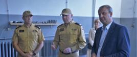 Spotkanie Wojewody Wielkopolskiego Michała Zielińskiego wraz z Wielkopolskim Komendantem Wojewódzkim Państwowej Straży Pożarnej nadbryg. Dariuszem Matczakiem oraz Komendantem Powiatowym Państwowej Straży Pożarnej w Obornikach mł. bryg. Michałem Mulką z druhami z Ochotniczej Straży Pożarnej w Skrzetuszu. 