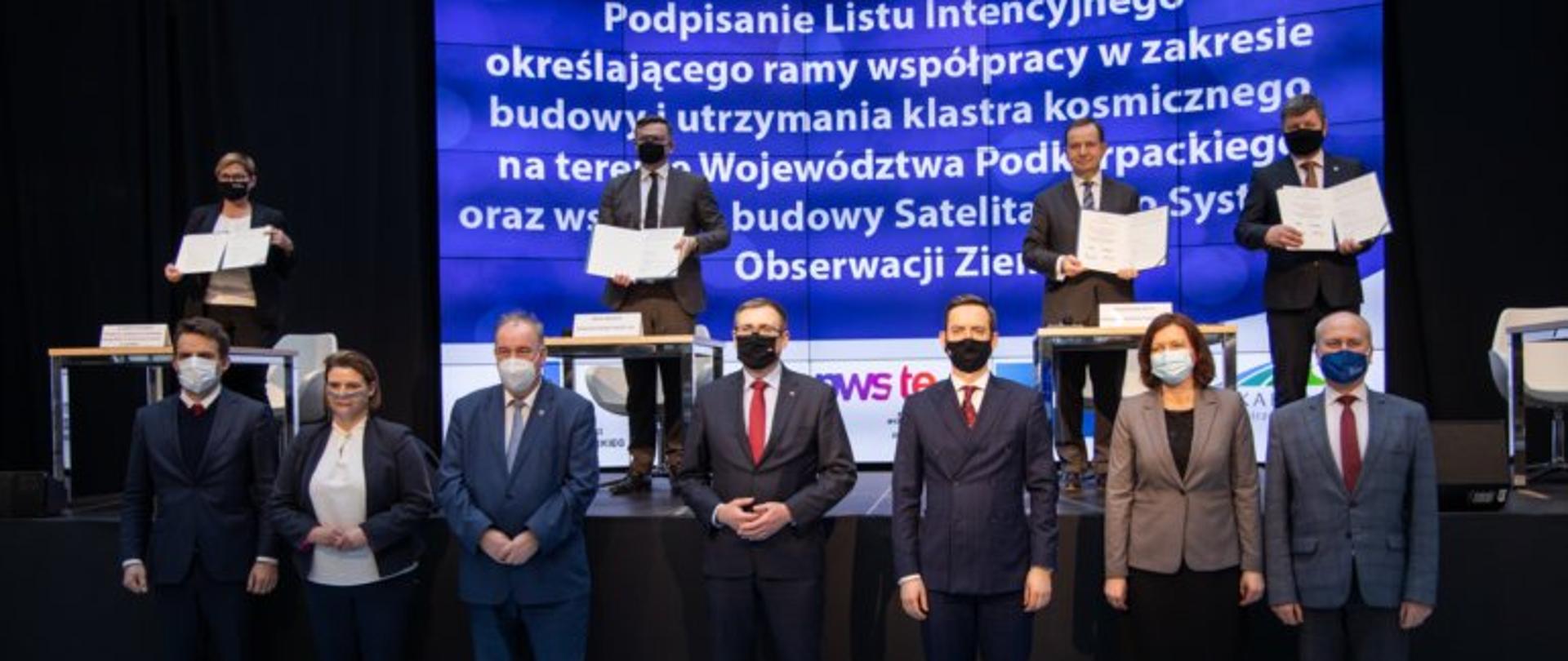 Podpisanie listu intencyjnego ws. kalstra kosmicznego